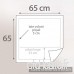 Linnea Taie d'oreiller uni 65x65 cm 100% Coton Alto Blanc - B008OT4XDY
